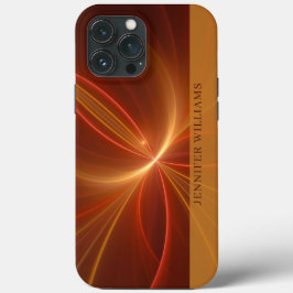 Mystisches Abstraktes Fraktal Moderne, warme Farbe Case-Mate iPhone Hülle