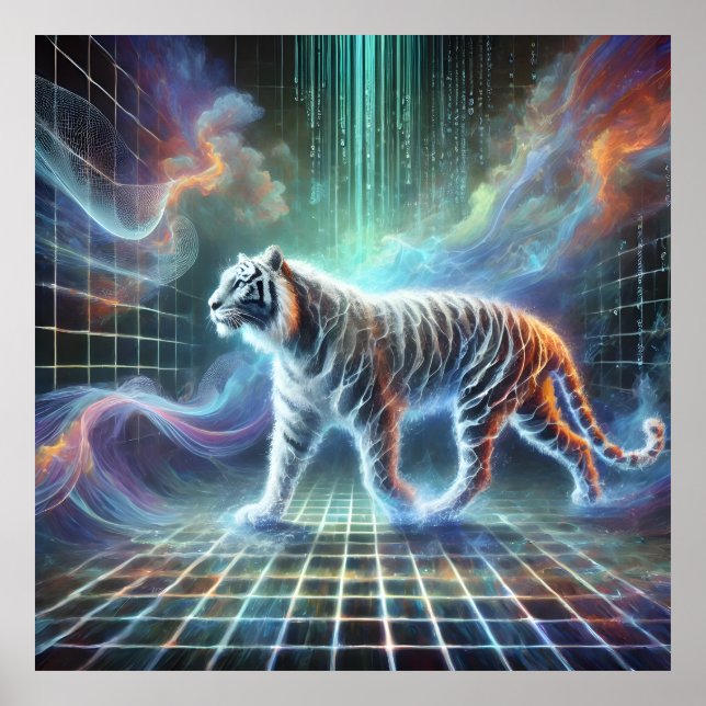 Mystisches Abstraktes Poster Surreal Art für Zuhau (Vorne)