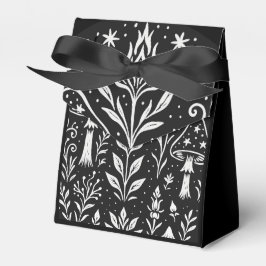 Mystisches Boho-Pilzdesign – Botanische Volkskunst Geschenkschachtel