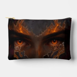 Mystisches brennendes Auge Dark Fantasy Kosmetikbe Zubehörtasche