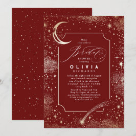 Mystisches Celestis-Brautparty Einladung