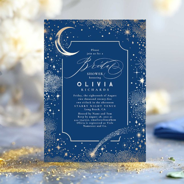 Mystisches Celestis-Brautparty Einladung (Celestial Bridal Shower Invitation)