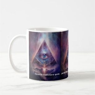 Mystisches drittes Auge, spirituell Kaffeetasse