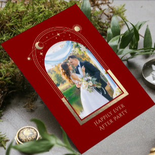 Mystisches Glück für immer nach Hochzeit Einladung