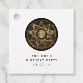 Mystisches Gold und schwarz-gotische Fantasie Geschenkanhänger