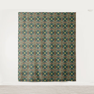 Mystisches heiliges Design - spirituelles Mandala- Wandteppich