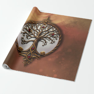 Mystisches Leben des Baumes Geschenkpapier