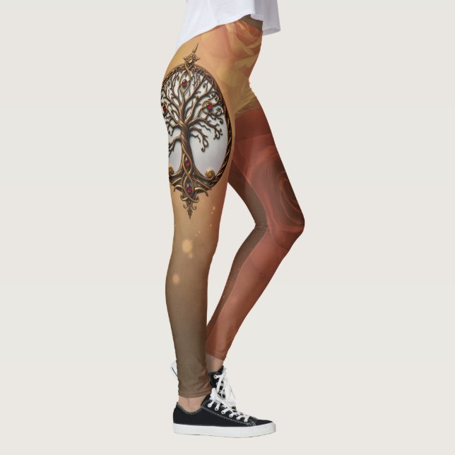 Mystisches Leben des Baumes Leggings (Rechts)
