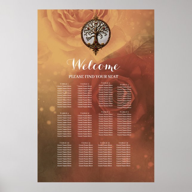 Mystisches Leben des Baumes Poster (Vorne)