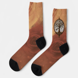 Mystisches Leben des Baumes Socken
