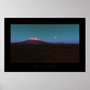 mystisches Licht Poster