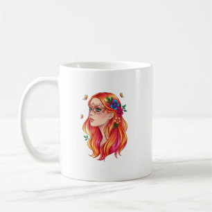 Mystisches Maskenball-Mädchen Kunst-Tasse - Kaffeetasse