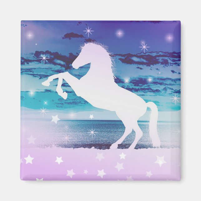 Mystisches Pferd Magnet (Vorne)