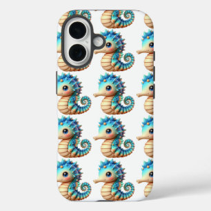 Mystisches Seepferd im Ozean iPhone 16 Hülle