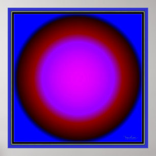 Mystisches Spherisches Objekt Poster