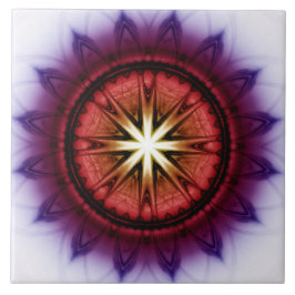 Mystisches symbolisches Fraktal Fliese