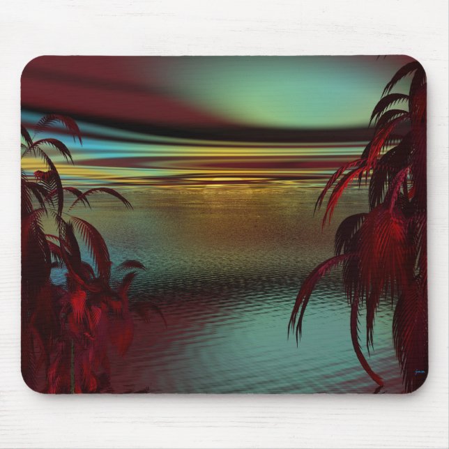 Mystisches Wasser Mousepad (Vorne)