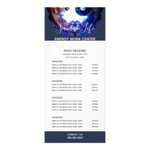 Mystisches Yin Yang, spirituell ganzheitlich Werbekarte