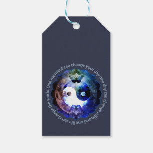 Mystisches Yin Yang, spirituelles Inspirationsange Geschenkanhänger