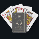 Mystisches Zodiac-Tarot Celestial-Brautparty Spielkarten<br><div class="desc">Mystisches Zodiac Tarot Celestial Brautparty Spielkarten tauchen mit diesem mystischen Zodiac Tarot Card Celestial Brautparty Set in den Mystik des Kosmos ein. Jede Karte, ein Portal zu den Sternen, enthüllt die Reise der Braut durch das Himmelsreich. Reich mit Symbolik und mit fesselnden Kunstwerken geschmückt, ist es ein faszinierender Weg, die...</div>