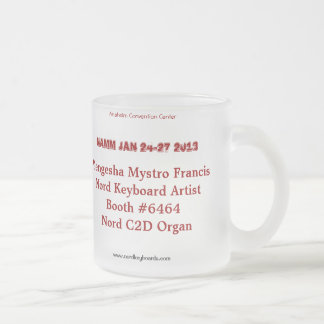 Mystro Namm 2013 GedenkTasse Mattglastasse