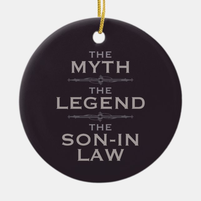 Myth Legend Son-in-Law Keramik Ornament (Vorne)