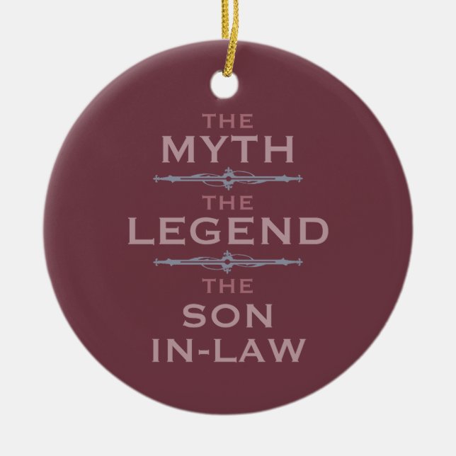 Myth Legend Son-in-Law Keramik Ornament (Vorne)