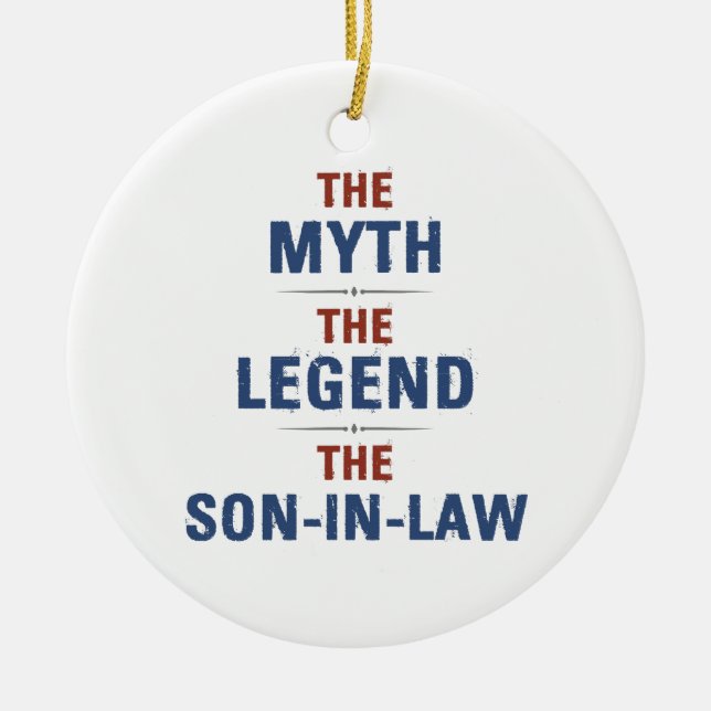 Myth Legend Son-in-Law Keramik Ornament (Vorne)