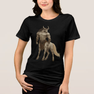 Mythic Centaur Warrior Fantasy Art Tri-Blend Shirt