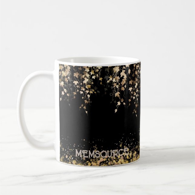 Mythic Golden Grape Garden Persönlicher Name Tee Kaffeetasse (Links)