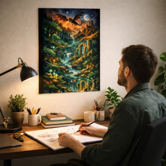 Mythic Realms Fragmented Legends Poster