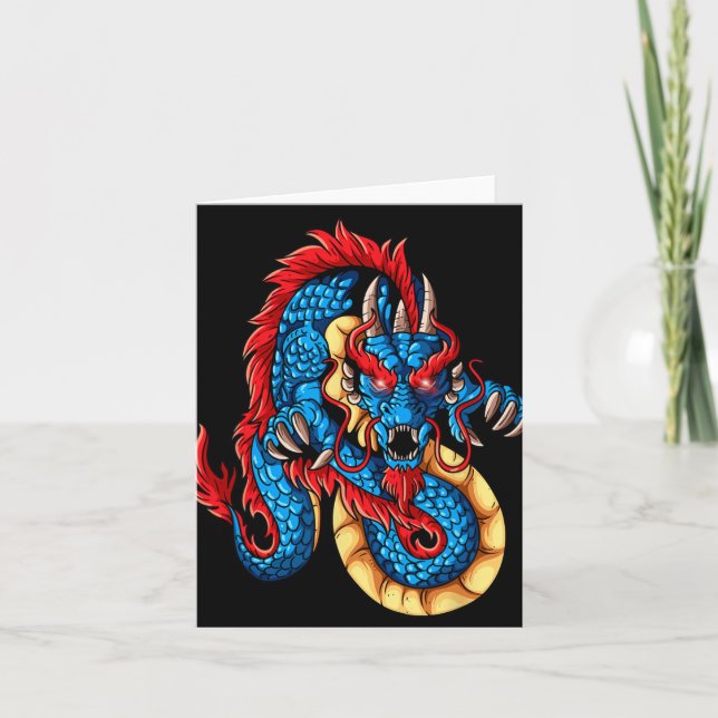 Mythical Creatures China New Year Chinese New Year Karte (Vorderseite)