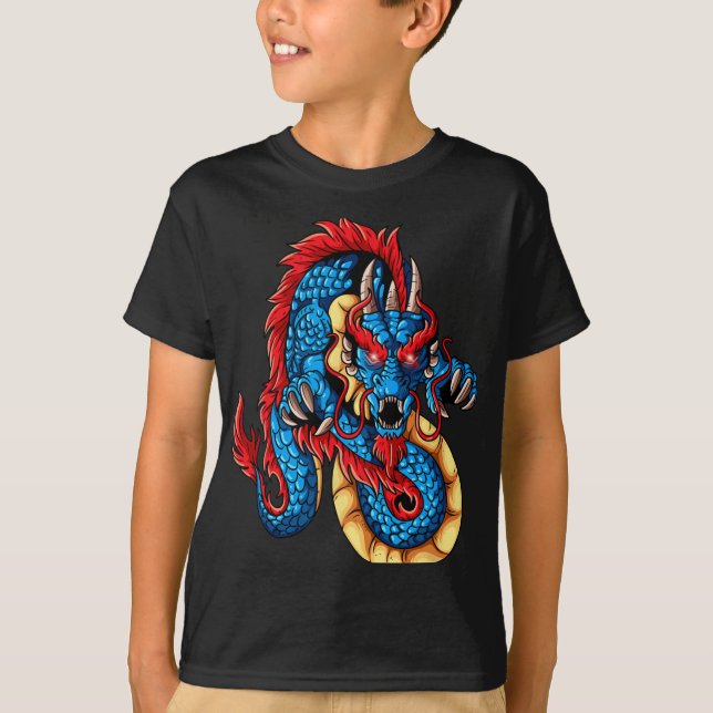 Mythical Creatures China New Year Chinese New Year T-Shirt (Vorderseite)