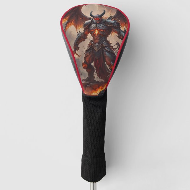 Mythical Fiery Demon Golf Headcover (Vorderseite)