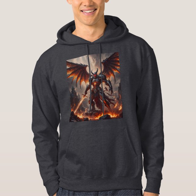 Mythical Fiery Demon Hoodie (Vorderseite)