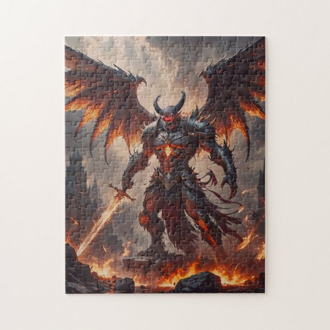 Mythical Fiery Demon Puzzle (Vertikal)
