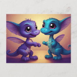 *~* Mythische AP48 FOTO Einladung - Dragon PostCar Postkarte