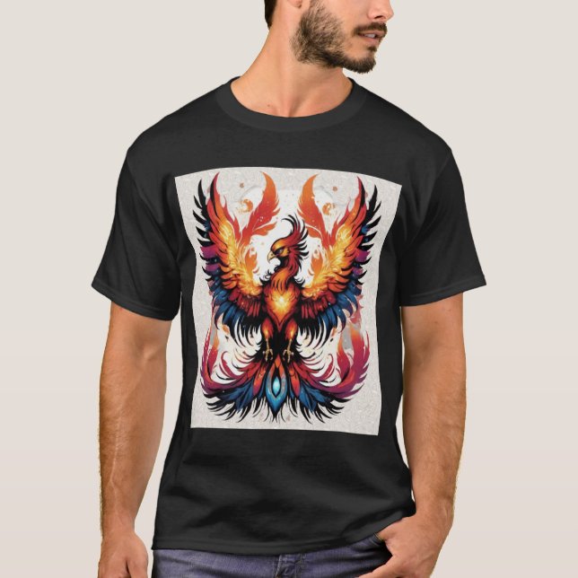 Mythische Diamond Phoenix T-Shirt (Vorderseite)