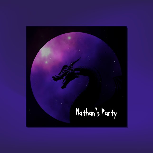 Mythische Drache-Party Einladung (Von Creator hochgeladen)