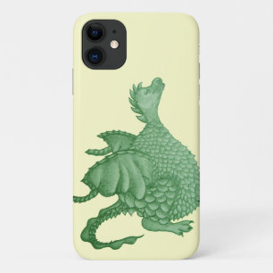 Mythische Fantasiewesen niedlicher grüner Drache Case-Mate iPhone Hülle