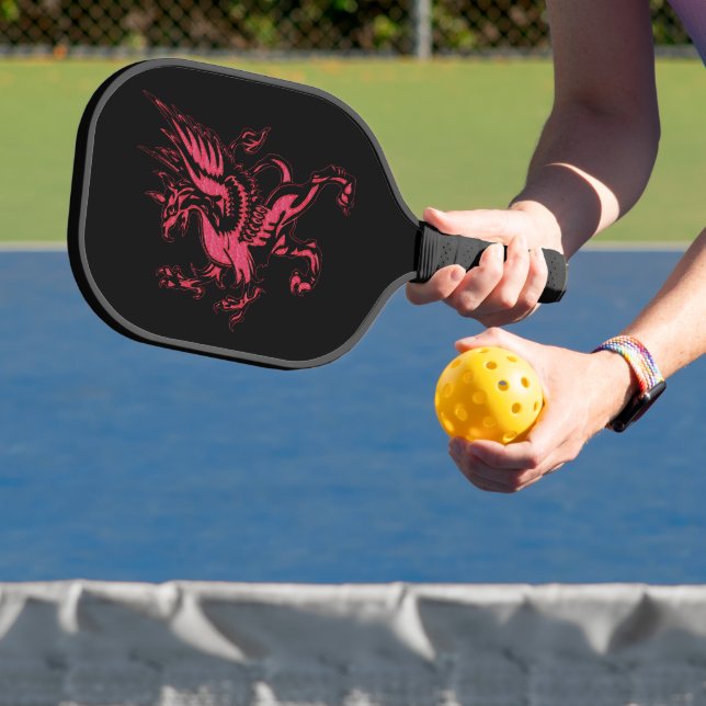 Mythische Fantasy Red Griffin Pickleball Schläger (InSitu)
