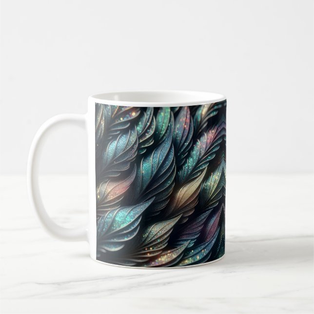 Mythische Federn Kaffeetasse (Links)