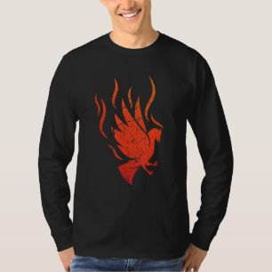 Mythische Feuervogel Phoenix Feuer Flammen Legend  T-Shirt