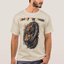Mythische Fusion: Tiger-Dragon-Power T-Shirt