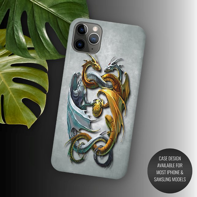 Mythische keltische Drachen Fantasie Tattoo Art Case-Mate iPhone Hülle (Von Creator hochgeladen)