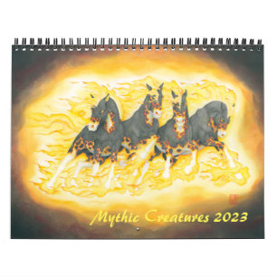 Mythische Kreaturen 2023 Kalender