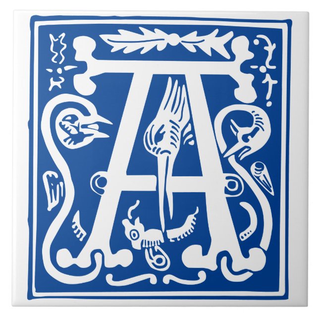 Mythische Kreaturen des 16. Jahrhunderts Dekorativ Fliese (Vorderseite)