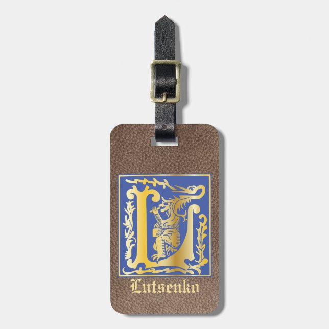 Mythische Kreaturen des 16. Jahrhunderts Dekorativ Gepäckanhänger (Vorderseite vertikal)