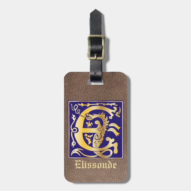 Mythische Kreaturen des 16. Jahrhunderts Dekorativ Gepäckanhänger (Vorderseite vertikal)