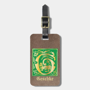 Mythische Kreaturen des 16. Jahrhunderts Dekorativ Gepäckanhänger